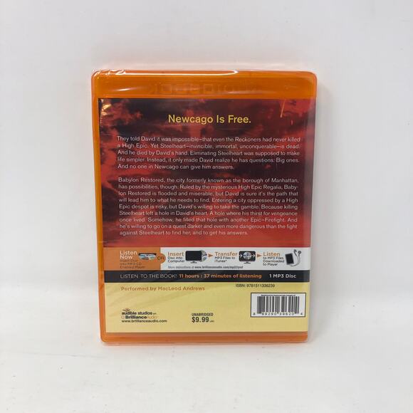 Steelheart (The Reckoners) MP3 Audiobook CD By Brandon Sanderson New Sealed - Picture 2 of 6